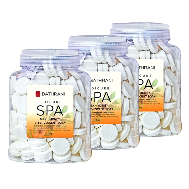 

Milk And Honey 1000g New disposable Pedicure Manicure Soak Fizzy Tablets For Foot Spa Chair Used