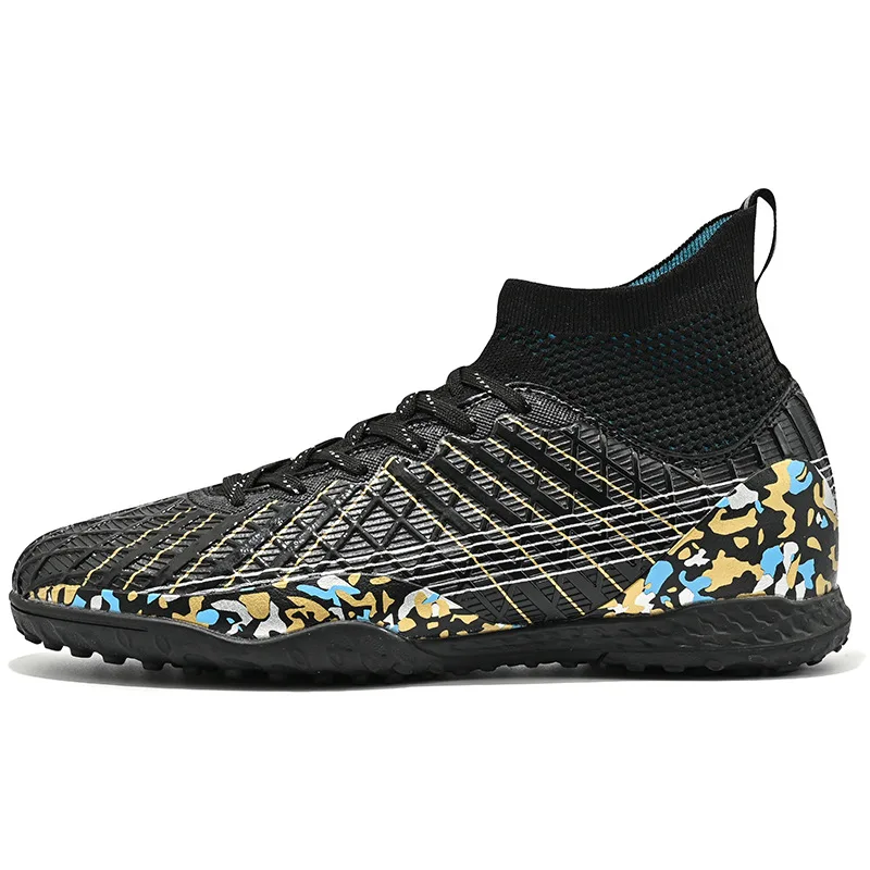 Factory Wholesale Most Popular High Low Ankle Football Boots Training Sport Cleats Kids Soccer Shoes for Men