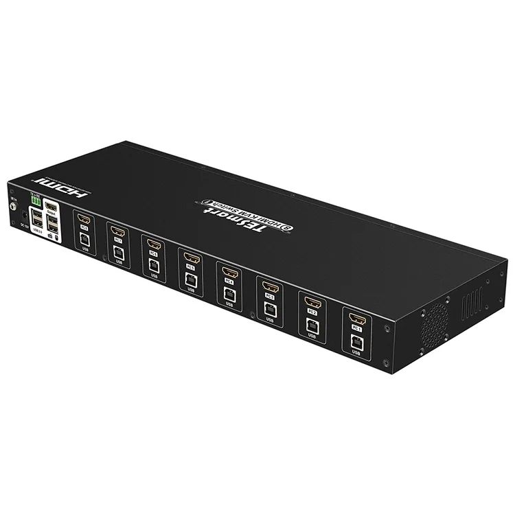 
OEM 8 Port KVM Switch HDMI with Remote USB 4K Audio 