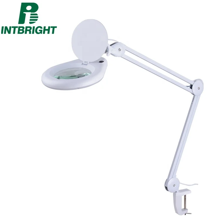 

8066d2-4c magnifying lamp mobile phone repair lamp illuminated glasses magnifier led desktop optical magnifier lamp with base