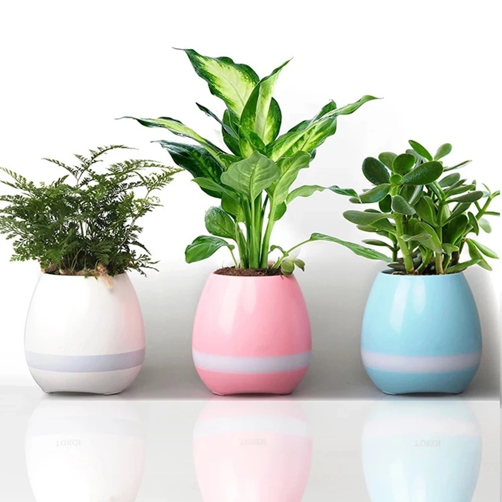 

Flower Pot Wireless Music Flower Vase Creative Wireless Speaker for Home Office