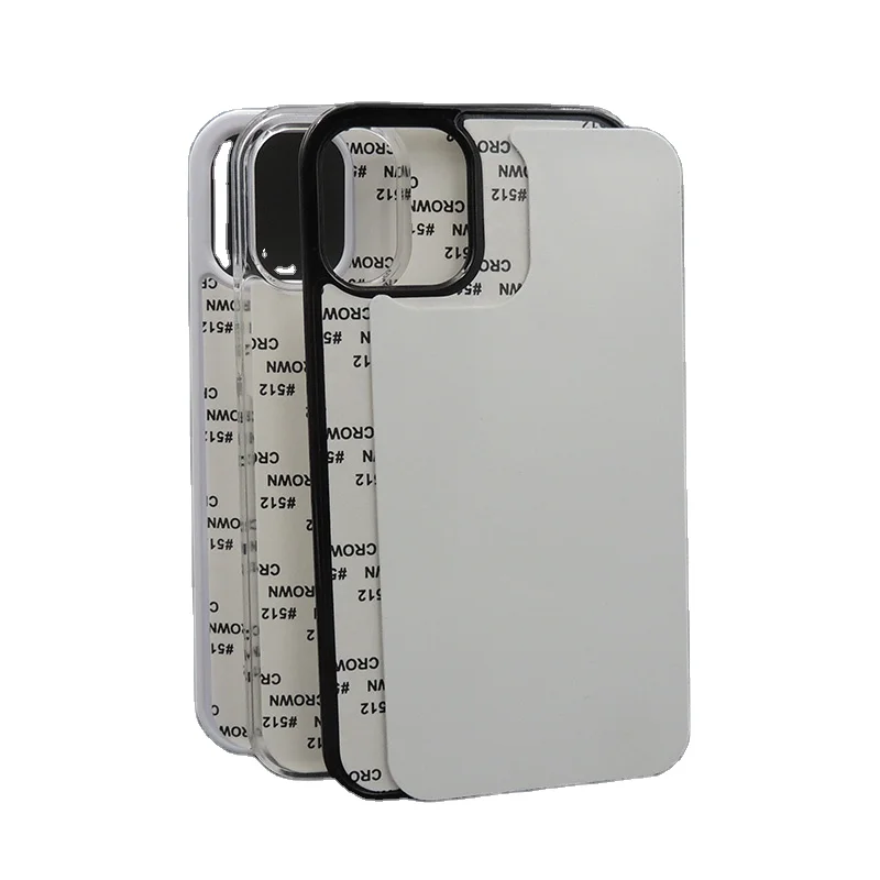 

Factory price Blank 2D sublimation hard plastic phone case for Iphone12 pro with metal sheet