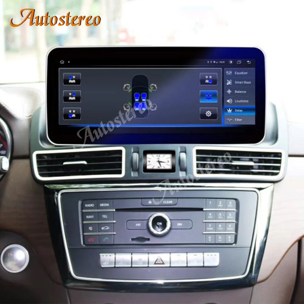 

12.3 Android 10 4+64G For MERCEDES-BENZ ML GL 2013-2016 Car GPS Navigation Multimedia Player HeadUnit Radio Tape Recorder 4G SIM