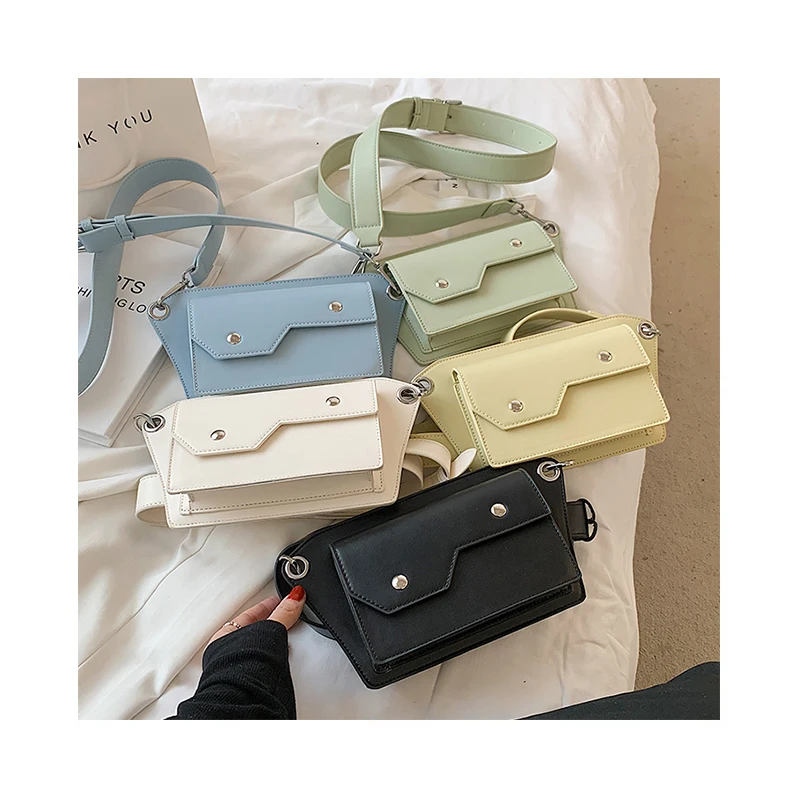 

New Design Ladies Simple Shoulder Messenger Bags Unique Chest Waist Pack for Women High Quality Envelop Purses and Handbags
