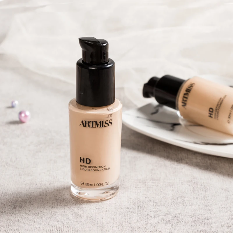 

Full Coverage Special cosmetic HD foundation liquid for photography, 6 colors