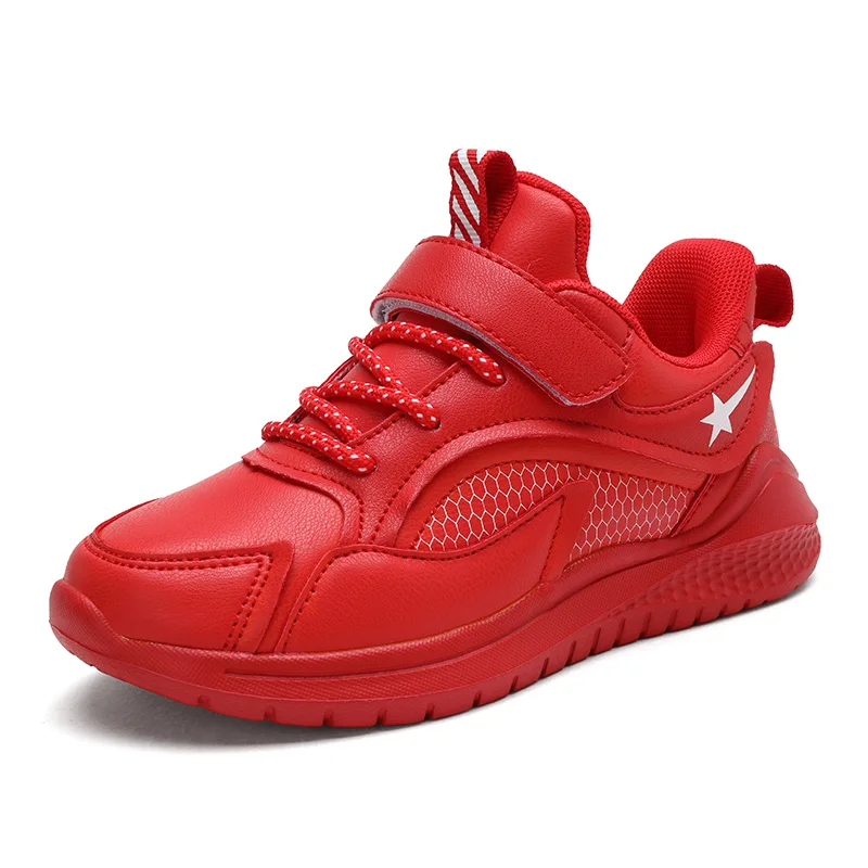 

YZ New Design hot sale soft casual Leather running shoes for children