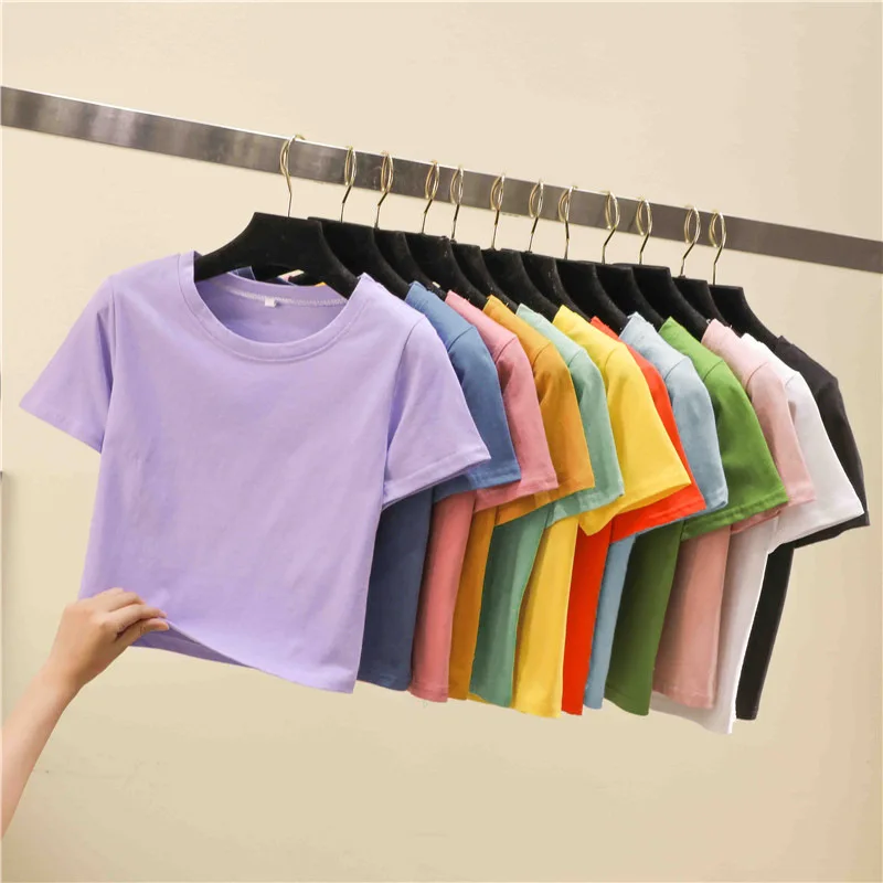 

High quality multi colour trendy softness cotton oversize luxury gym plain women t shirt