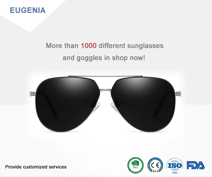 EUGENIA Fashion hot selling classic retro style novelty designer metal sunglasses