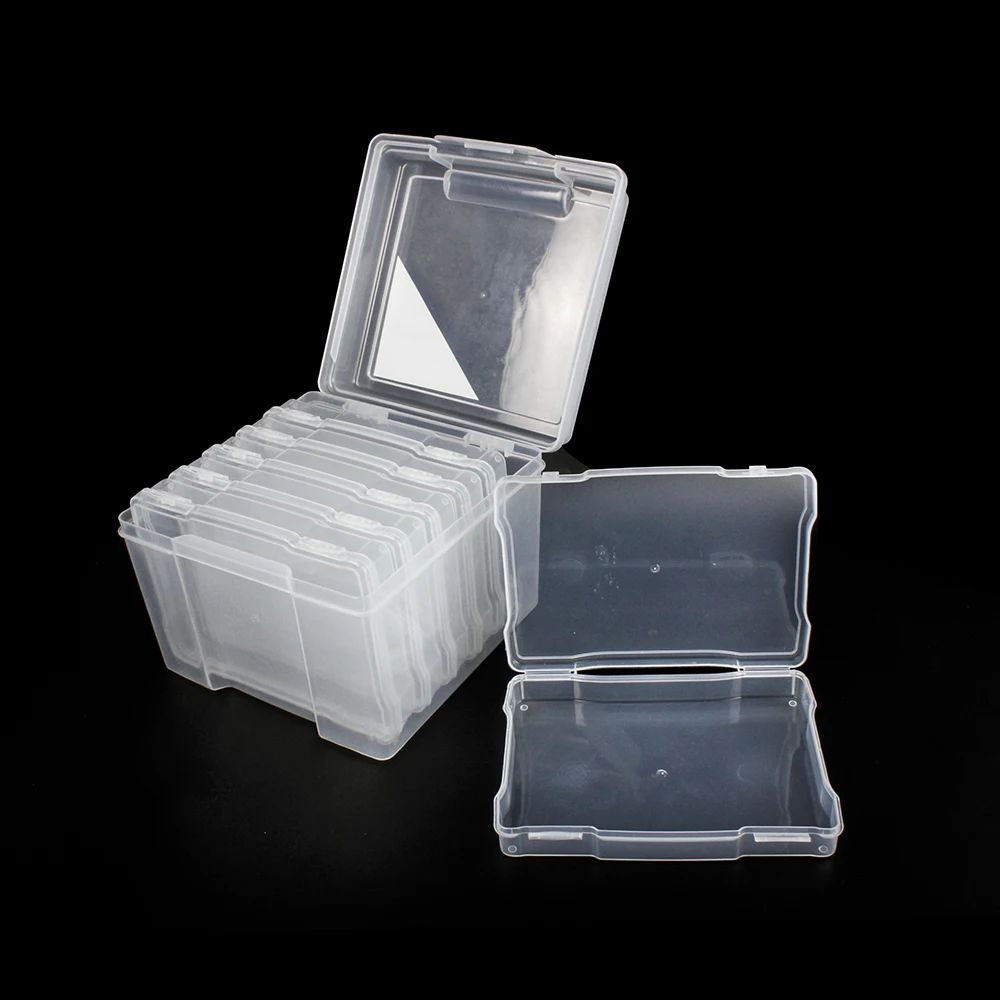 

29513 5x7in photo storage box seed storage box kit with 6 small boxes inside