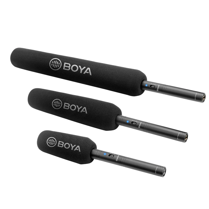 

BOYA BY-PVM3000 Super cardioid shotgun microphone for Canon Nikon Sony video recording interview TV broadcast filmmaking Mic