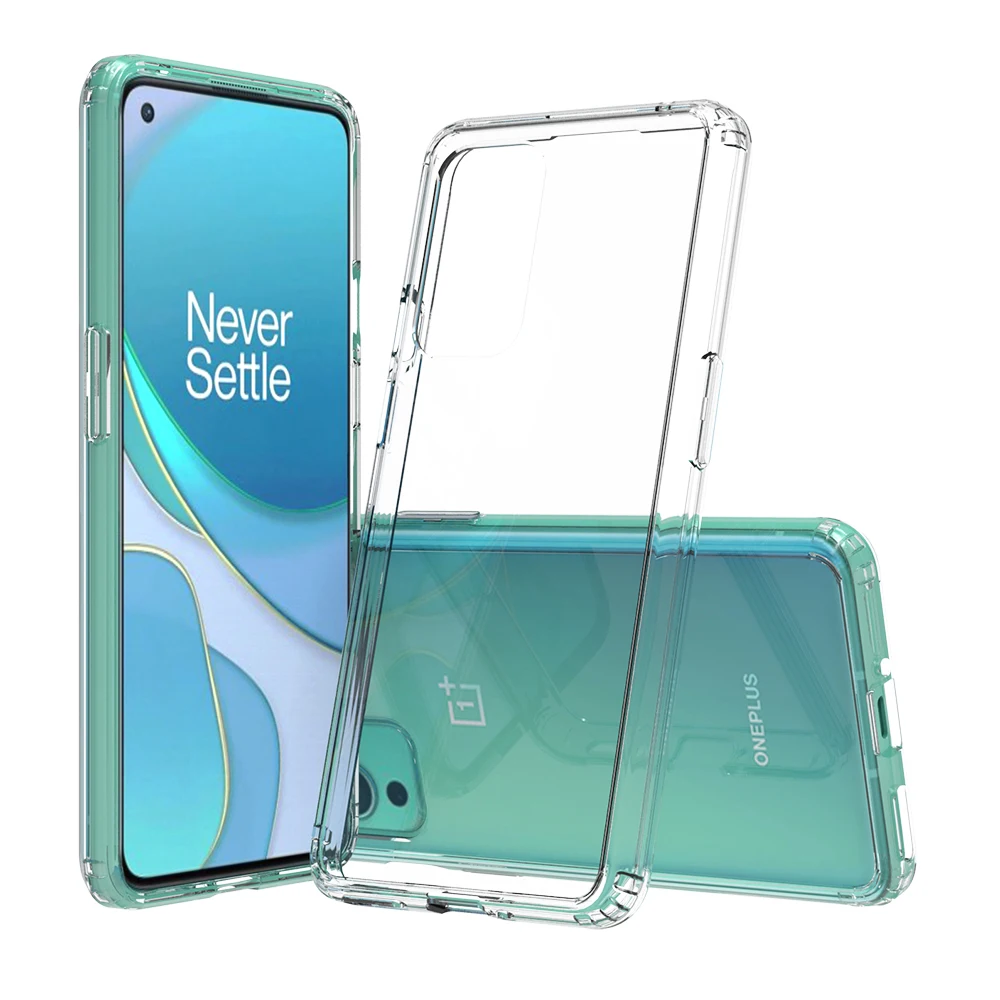

New Design Clear Mobile Phone Case for OnePlus 9,Transparent Acrylic Bumper Case Cover for One Plus 9