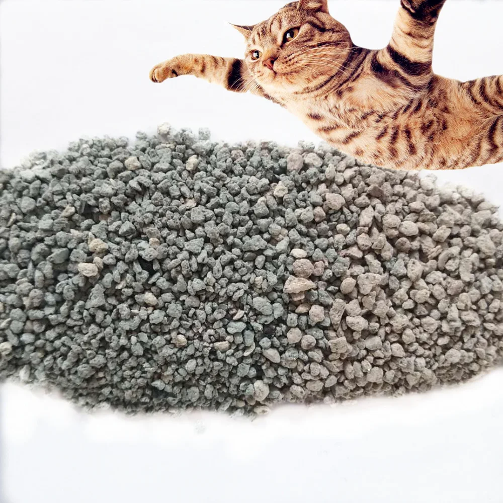 

pet cat litter box used deodorization crush bentonite cat litter sand