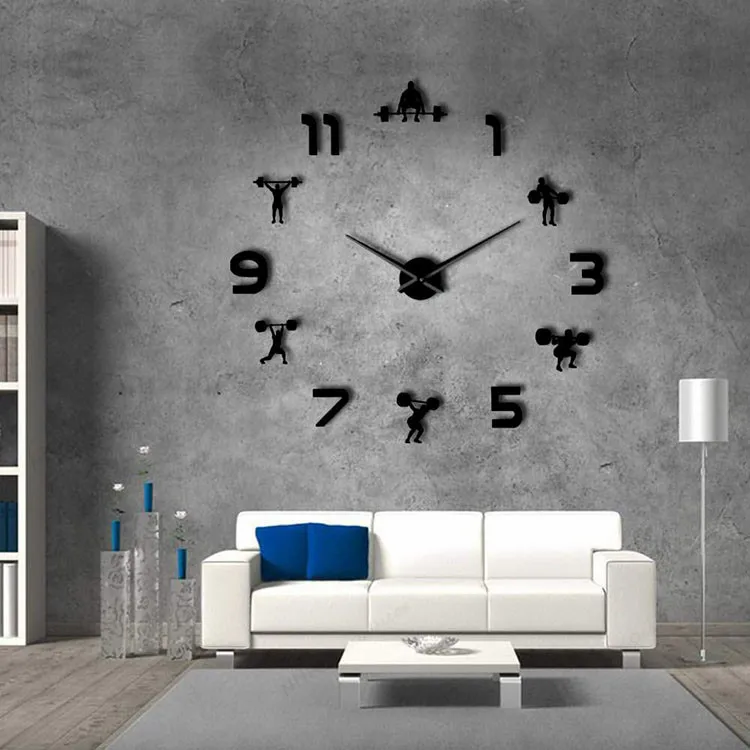 

Vintage Watch Wall Clock Wholesale Modern Diy Lardge Wall Clock 3D, Customized color