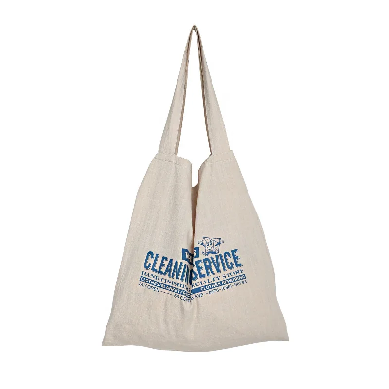 

Ulzzang Korea INS Super fire canvas bag cotton & linen large capacity reusable bag custom designer shopping bag, Customized color