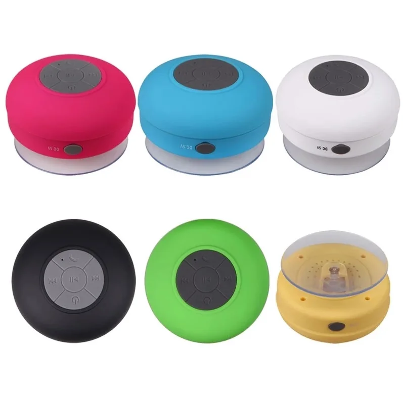 

Wholesale price IPX5 waterproof sucker shower bt speaker portable mobile phone wireless mini speaker (BTS06)