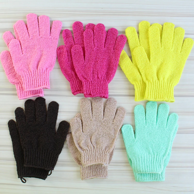 

Sale By Bulk Baby Shower Glove Exfoliating Bath Gloves For Soft Skin and May Improve Blood Circulation Bath Gloves Multicolor, Customized color