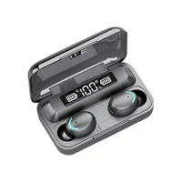 

F9-5 LED Light Tws Headphone Wireless Bluetooth 5.0 Earphone Mini Earbuds With Mic 2000Ahm Charging Box Sport Headset