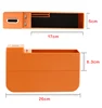 Console Seat Side Pocket car seat gap filler with 2 USB Ports Coins Caddy