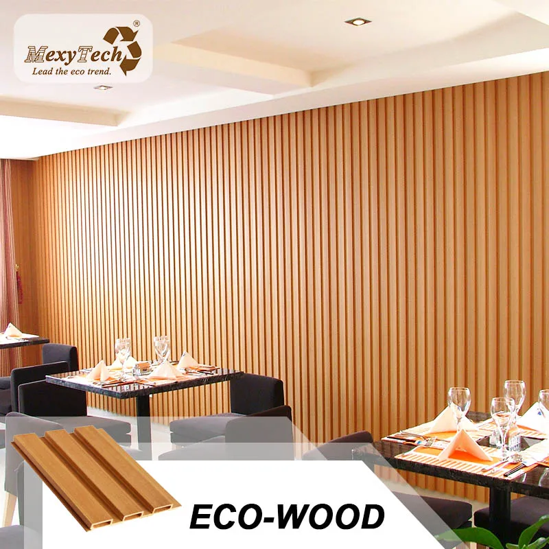 

Hot sale wood composite boards interior decoration pvc wall panel