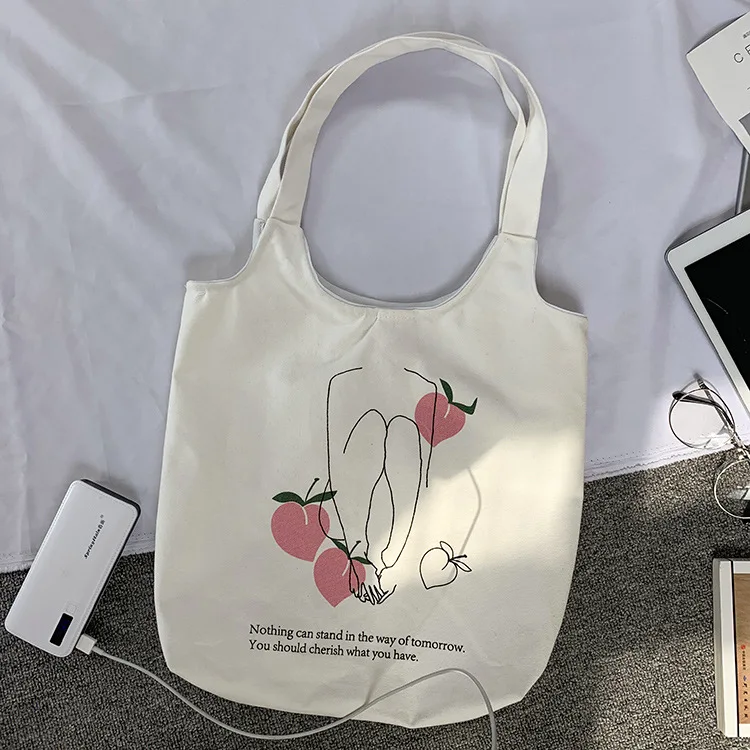 

Hot sale custom printed logo cotton shoulder tote bag canvas shopping bag, Any color from our color card