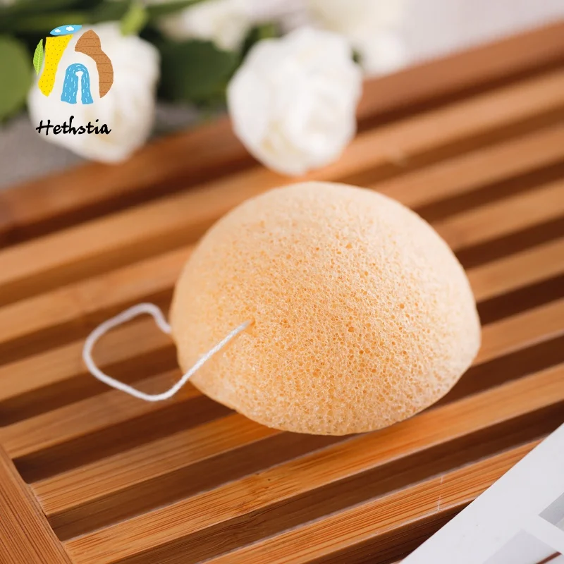 

100% natural organic konjac sponge for facial clean