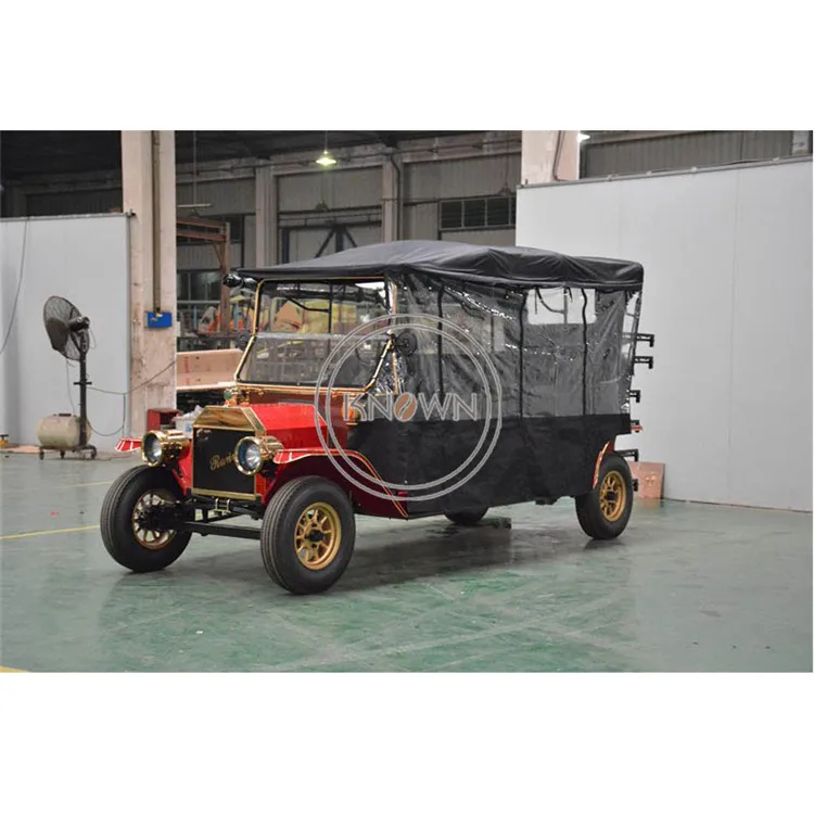 

Sightseeing Electric Horse Carriage Cart with Roof European Royal Carriage Car Taxi support Customization, Customized color