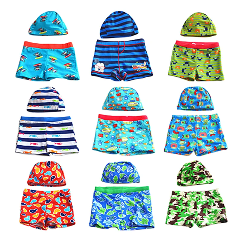 

Wholesale Summer Beach Swim Trunks Polyester Print Swim Shorts For Kids, Picture