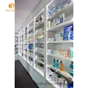 Good quality wood and metal Easy installation medicine shop furniture and pharmacy rack for sale