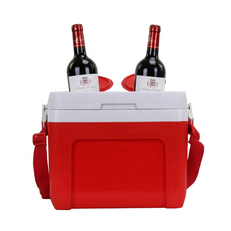 

2020 Wholesale PU form waterproof insulated 10L portable cooler box strong ice chest for camping fishing eco friendly, Red/blue/ customized