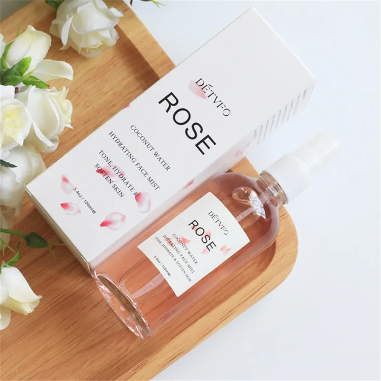 

Private Label Rose Water Hydrosol Facial Toner Pure Natural Hydrating Skin Care Spray Face Toner Organic Rose Water Spray