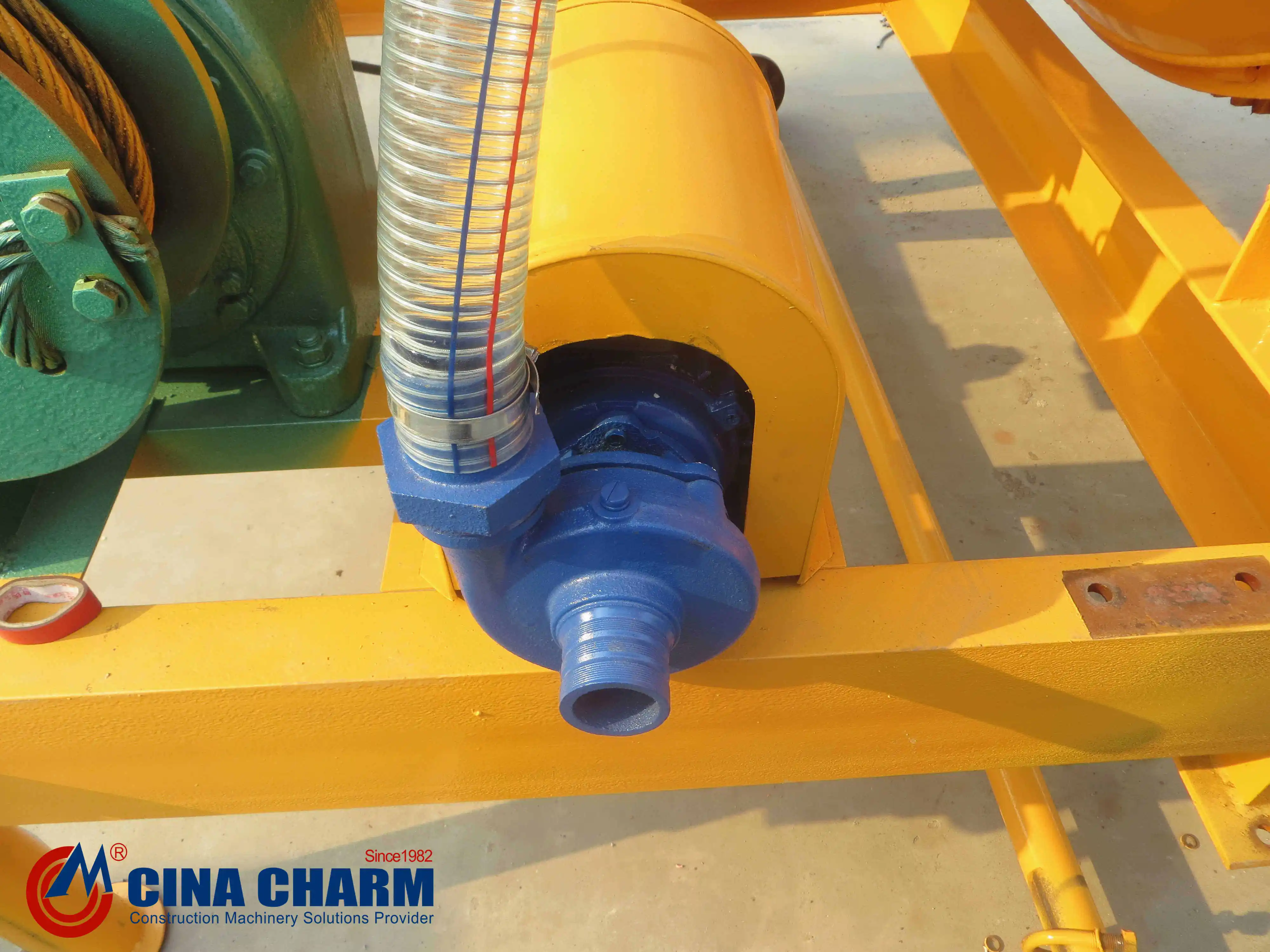 Trailer Mounted Electric Transit Concrete Mixer Price/jzc350 Small