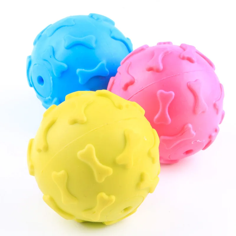 

Amazon Wholesale TPR Pet Toys Bite Resistance Dog Toys Ball Interactive Dog Squeak Chew Toys