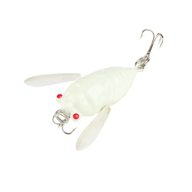 

Factory cheap price bass hing lures 50mm 6g cicada hard bait fishing lures, 4 colors available