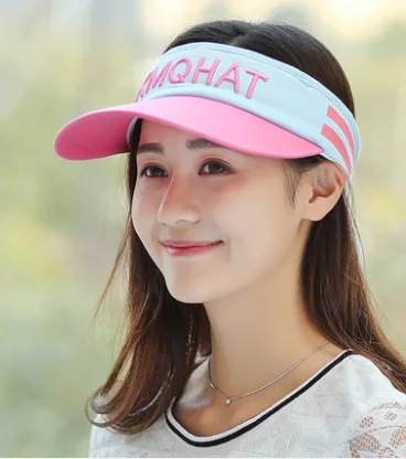 

Blank golf hat for ladies High quality embroidery red ladies wide brim hat, 6 colors available