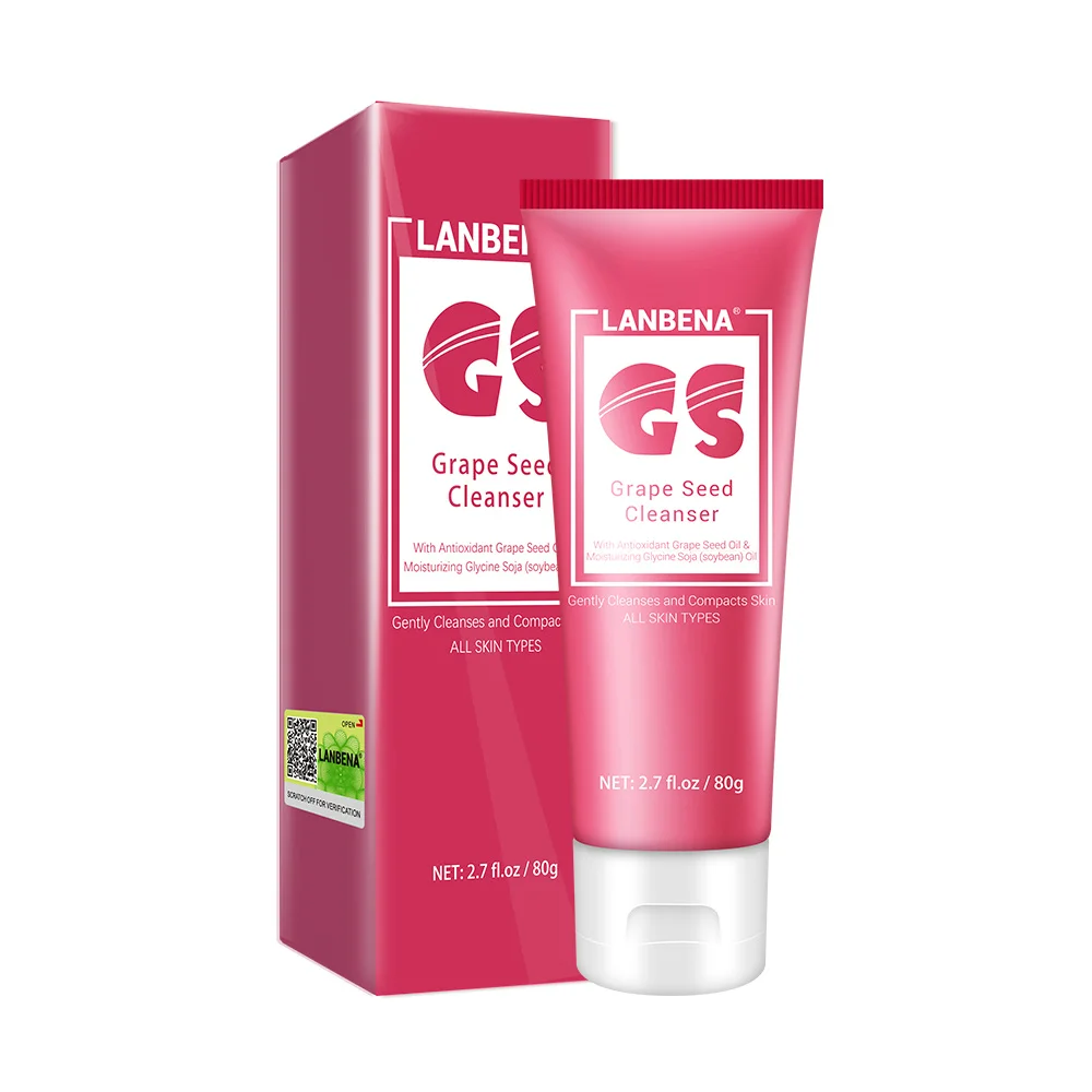 

LANBENA foaming grape seed cleanser face wash for all skin