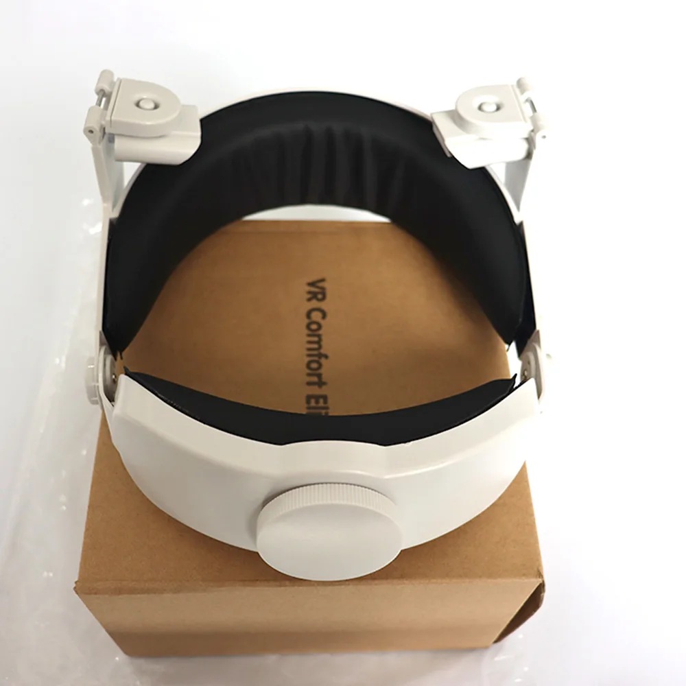 

2021 new adjustable Increase comfort head elite strap oculus quest 2 vr headband accessories, White