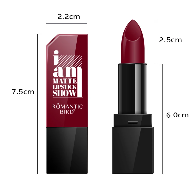 

Romantic Bird Non-Stick Creamy Private Label Matte Lipstick Vegan Waterproof Lip Daily Makeup