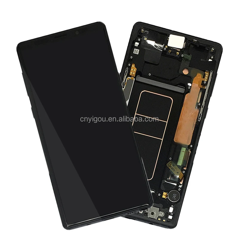 

New Arrival Wholesale Mobile Phone Original Super AMOLED Screen For Samsung Galaxy Note 9 N960f Phone Lcd Display With Frame