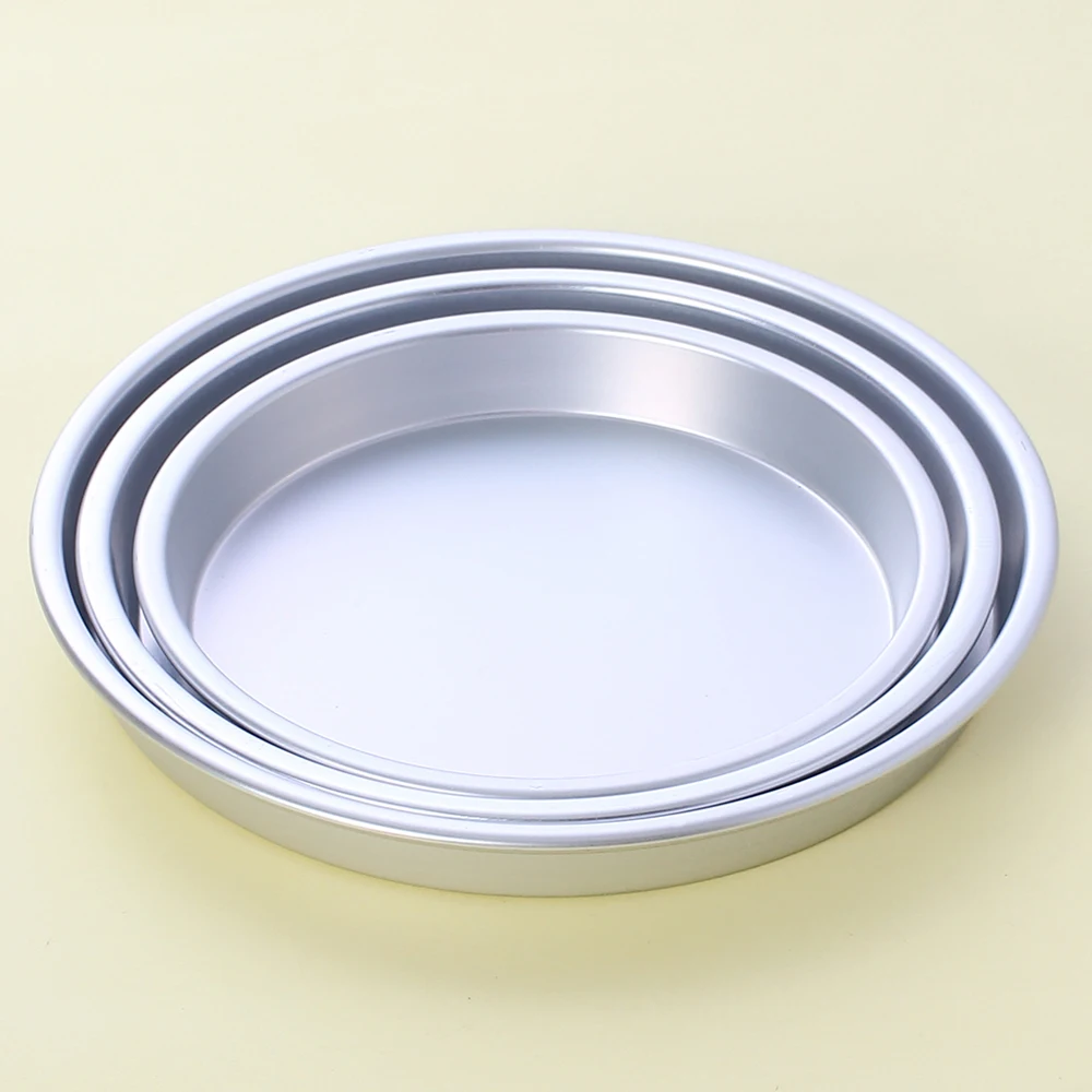 

3pcs/set Non Stick Aluminum Alloy 7/8/9 Inch Deep Dish Pizza Pan Kitchen Baking Tray Metal Bakeware Set