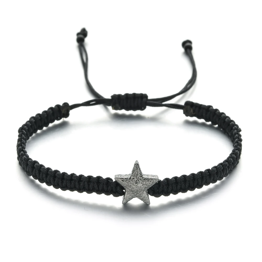 

ZMZY Star Bracelet Couple Charm Handmade Adjustable Rope Matching Friend Bracelet Infinite Love Jewelry Gifts