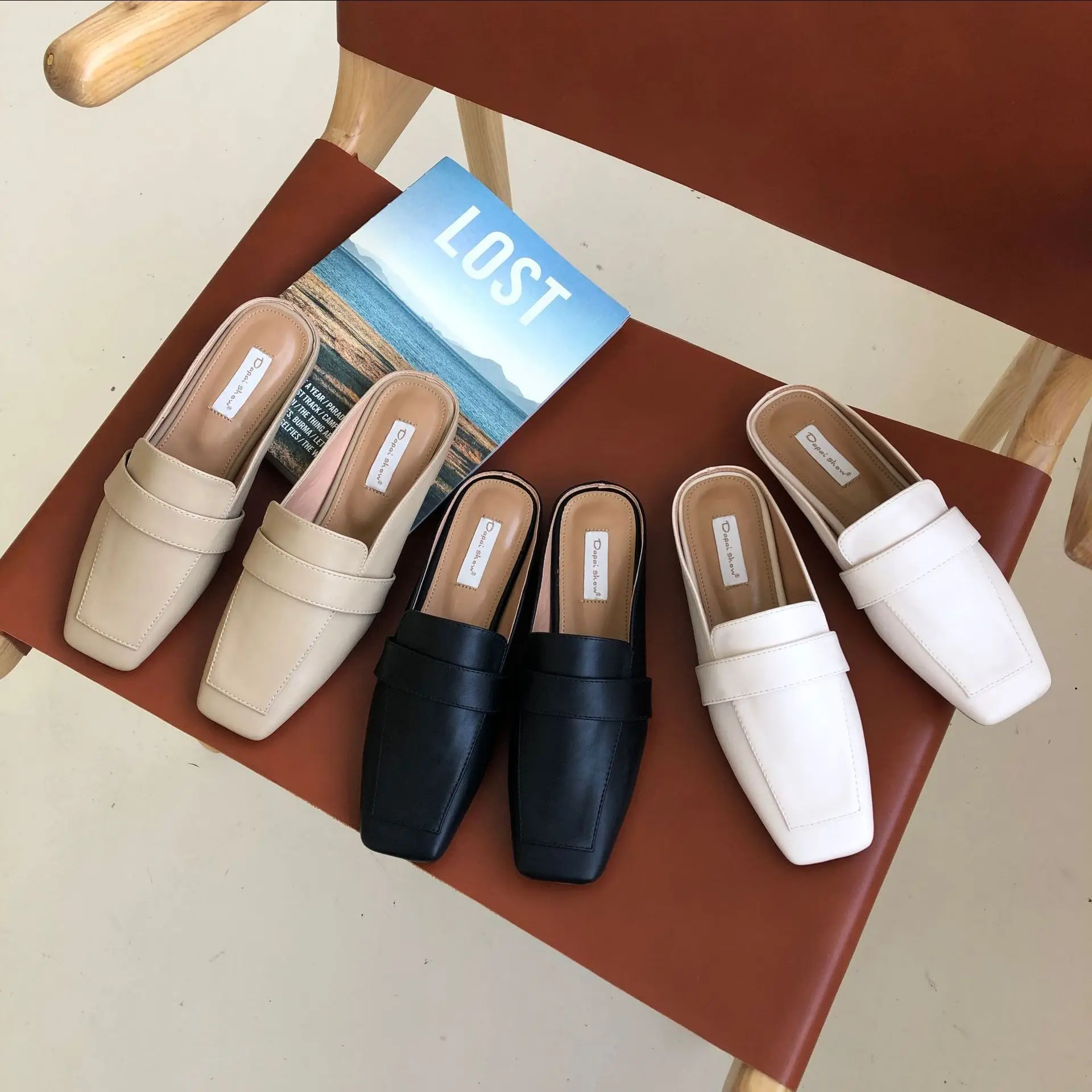 

2020 Women bose quiet comfort flat sandals for lady square toe, As picture show or customized