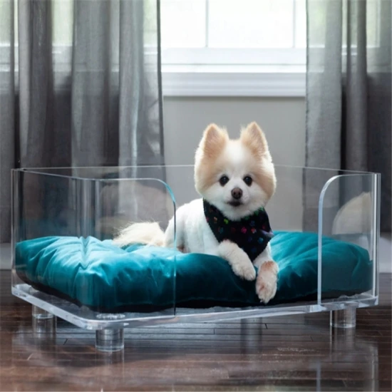 acrylic dog bed