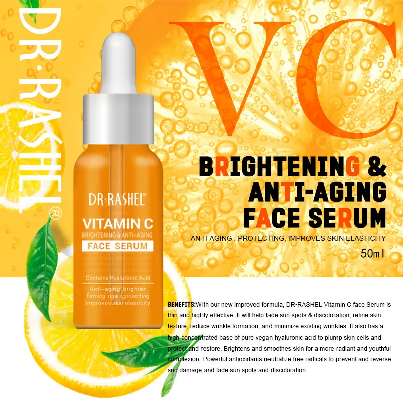 

Read to ship Dr. Rashel Fade Dark Spots Blemishes Hyaluronic Acid Vitamin C Face Seurm