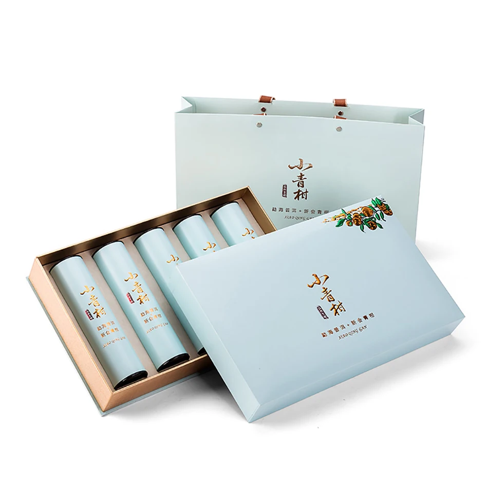 Star Luxury Eco-Friendly Recycled Materials Cardboard Packaging Custom Logo Brown Color Perfume Cans with Handle