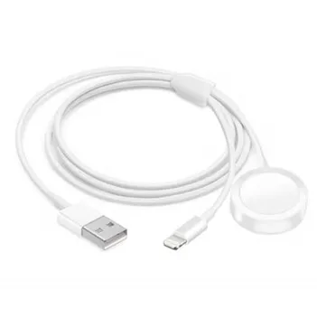 

2 in 1 Magnetic wireless smart watch charger for Apple watch iPhone USB cable