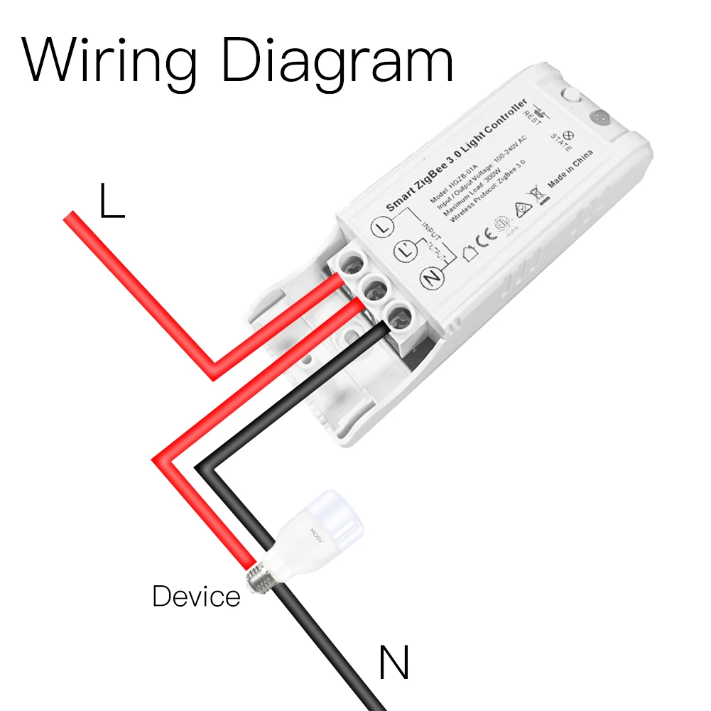 DIY Smart Dimmer Switch Zigbee 3.0 Home AutomationRemote Control Work with Echo Plus Alexa SmartThings Fit for Most Zigbee Hub - ANKUX.COM