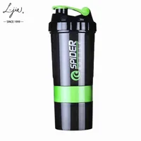 

Amazon hot sell 500ml Free BPA Custom LOGO Private Label GYM Shakers Bottle Sport Protein Bottle Protein Drinking Water Shaker