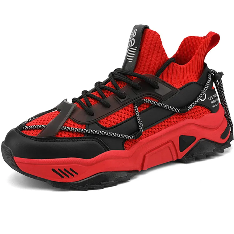 

Dropshipping 2021 New Mesh Sock Chunky Sneakers Men Slip-on Casual Lightweight Sports Footwear Outdoor Walking Running Shoes
