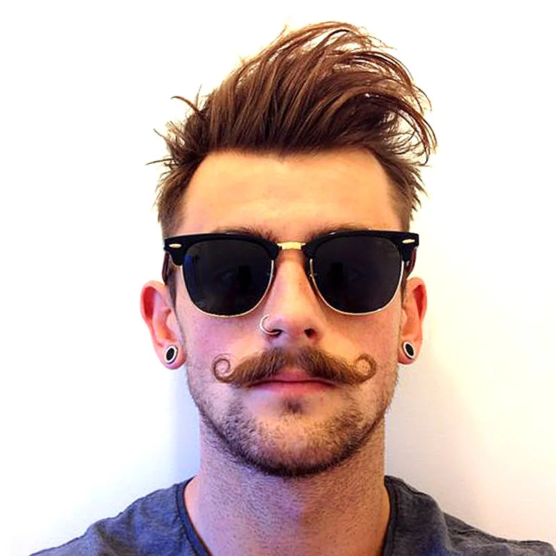 

DL Glasses DLL3016 Retro Brand Sun Glasses for Women Men with Half Frame Driving UV protection Polarized Sunglasses 2021, Picture colors