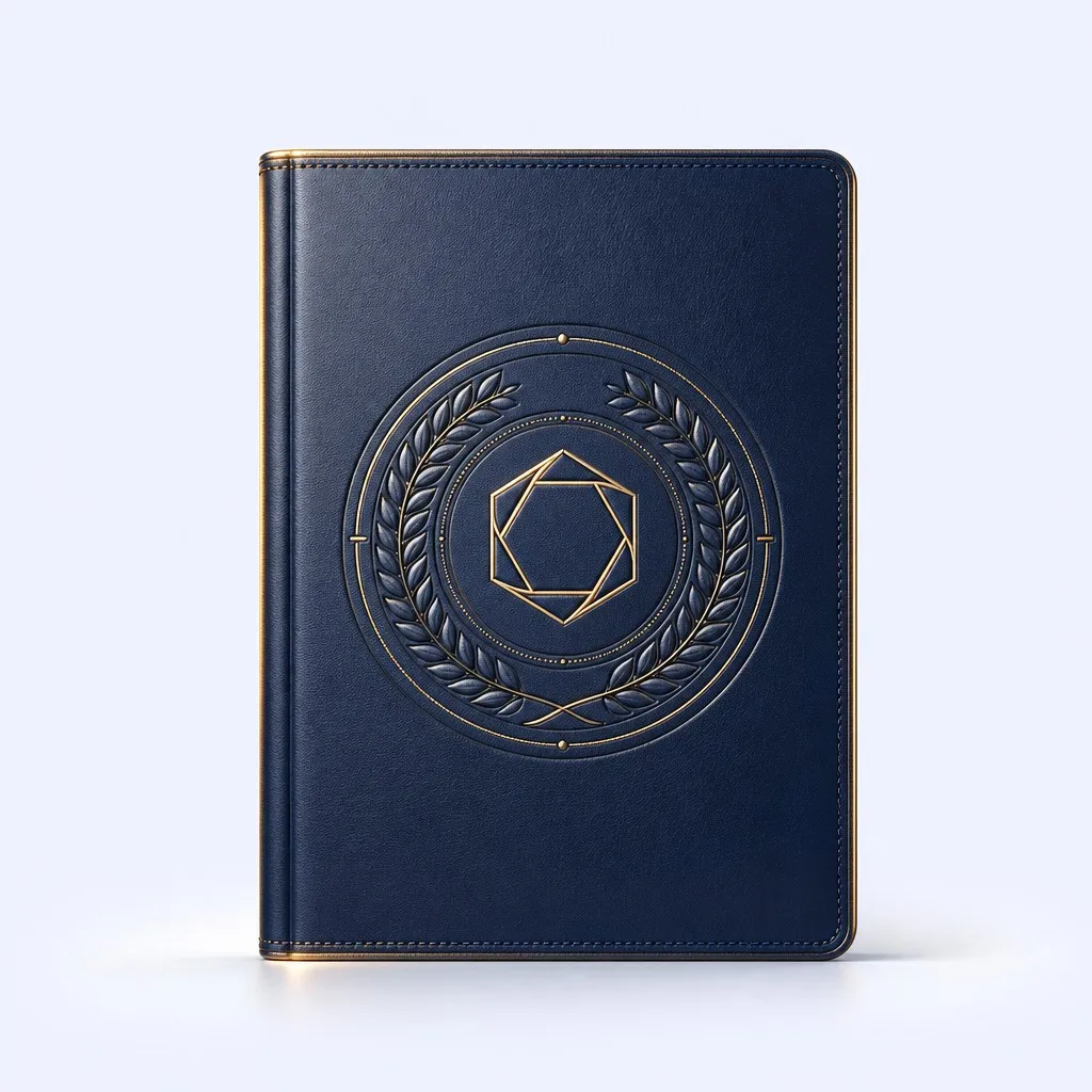 Corporate Milestone Notebook - Heritage Geometric Seal